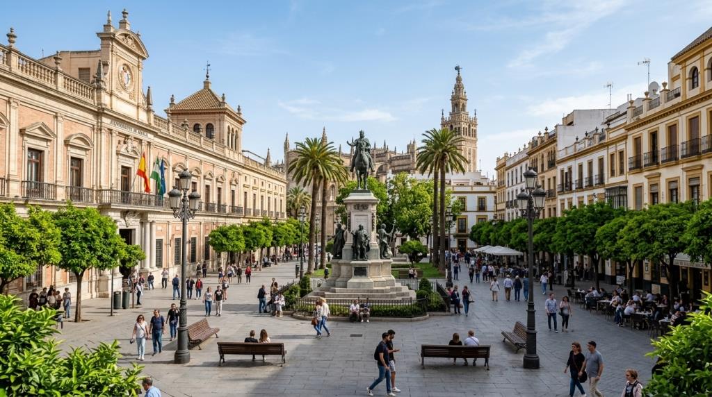 Sevilla centro plaza nueva plaza san francisco